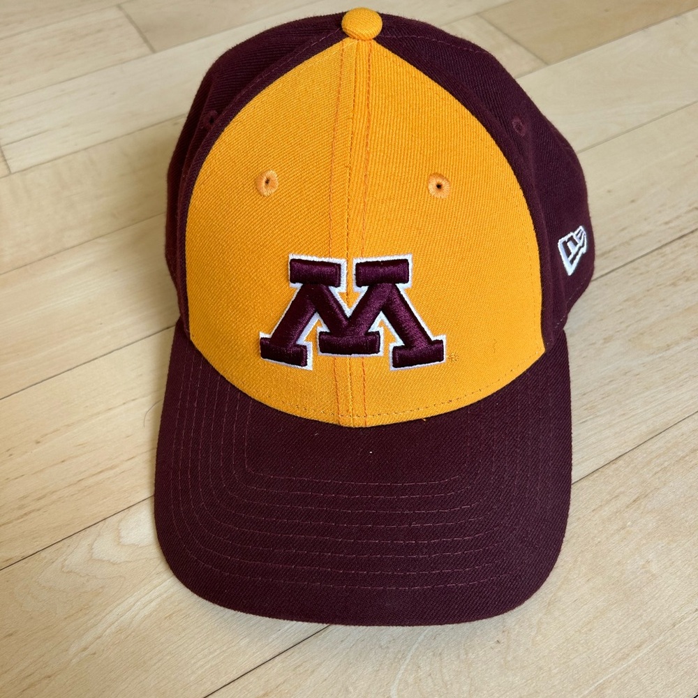 University of Minnesota Maroon and Gold Adjustable Cap with Logo